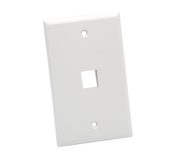 Standard Wall Plate, 1 Port